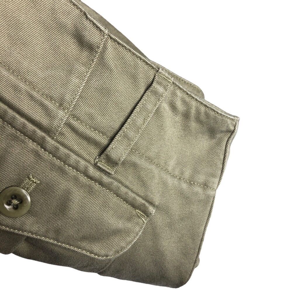Vintage Ralph‎ Lauren Shorts Womens 4 Brown Bermuda Mid Rise Button Fly Safari - Picture 9 of 14